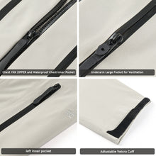 Load image into Gallery viewer, YOMEGO Hooded Functional Jacket Windproof Waterproof Coat for Outdoor Hiking,Camping, Seamless Windbreaker Rain Jacket for Women or Men in Spring,Summer, Autumn