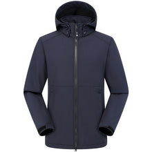 Load image into Gallery viewer, YOMEGO Outdoor Men's Reflective Zipper Fishing Suit Custom Soft Shell Padded Jacket Men Waterproof Jacket Unisex
