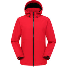 Load image into Gallery viewer, YOMEGO Outdoor Men's Reflective Zipper Fishing Suit Custom Soft Shell Padded Jacket Men Waterproof Jacket Unisex