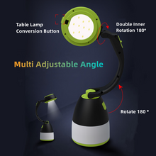 Load image into Gallery viewer, YOMEGO LED Camping Light Tent Lantern with USB Rechargeable, Portable Mini Bedroom Lamp Emergency Flashlight for Camping, Fishing, Walking Shelter Hiking, Great Tools for Campers and Night Lamp for Kids
