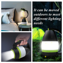 Load image into Gallery viewer, YOMEGO LED Camping Light Tent Lantern with USB Rechargeable, Portable Mini Bedroom Lamp Emergency Flashlight for Camping, Fishing, Walking Shelter Hiking, Great Tools for Campers and Night Lamp for Kids