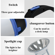 Load image into Gallery viewer, YOMEGO LED Camping Light Tent Lantern with USB Rechargeable, Portable Mini Bedroom Lamp Emergency Flashlight for Camping, Fishing, Walking Shelter Hiking, Great Tools for Campers and Night Lamp for Kids