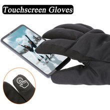 Load image into Gallery viewer, YOMEGO Warm Touchscreen Ski Gloves Water Resistant Winter Snow Gloves with 3M Insulated Cotton for Skiing, Snowboarding, Cold Weather, Good for Men and Women, Black Color