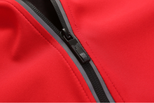 Load image into Gallery viewer, YOMEGO Outdoor Men's Reflective Zipper Fishing Suit Custom Soft Shell Padded Jacket Men Waterproof Jacket Unisex