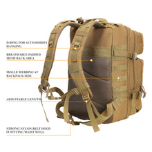 Load image into Gallery viewer, YOMEGO Durable Tactical Backpack Travel Bug-Out Bag Great Tactical Survival Gear for Men and Women, 45L