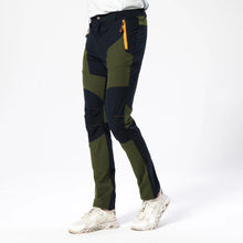 Load image into Gallery viewer, Yomego Men&#39;s Lightweight Outdoor Quick Dry Sports Pants,Elastic Waist Work Hiking Pants,Slim Color Block Long Pants with Zipper Pockets for Mountaineering, Camping,Fishing, Hunting in Spring,Summer,Autumn
