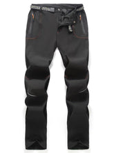 Load image into Gallery viewer, Yomego Men&#39;s Lightweight Sport Pants with Reflective Strips, Breathable Casual Cargo Working Trousers with Belt and Multi Zipper Pockets,Water Resistant Quick Dry Pants for Outdoor Activities, Trekking, Fishing, Cycling in Spring ,Summer, Autumn
