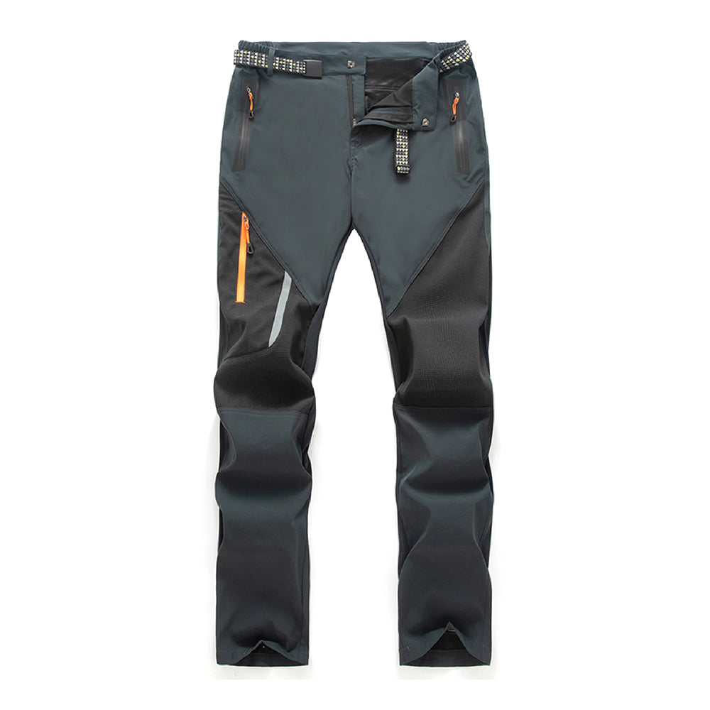 Yomego Breathable and Quick Dry Lightweight Pants Outdoor Cargo Working Pants with Elastic Waist, Functional Pants with Reflective Strip and Multi Pockets, Good for Outdoor Sports, Camping, Fishing, Trekking in Spring, Summer, Autumn