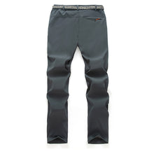 Load image into Gallery viewer, Yomego Breathable and Quick Dry Lightweight Pants Outdoor Cargo Working Pants with Elastic Waist, Functional Pants with Reflective Strip and Multi Pockets, Good for Outdoor Sports, Camping, Fishing, Trekking in Spring, Summer, Autumn
