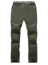 Load image into Gallery viewer, Yomego Men&#39;s Lightweight Sport Pants with Reflective Strips, Breathable Casual Cargo Working Trousers with Belt and Multi Zipper Pockets,Water Resistant Quick Dry Pants for Outdoor Activities, Trekking, Fishing, Cycling in Spring ,Summer, Autumn
