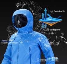 Load image into Gallery viewer, YOMEGO Quick Dry Lightweight Jacket Sun-Protective Waterproof Raincoat for All Weather Daily Outdoor Clothes for Women and Men in Spring,Summer,Autumn
