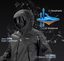 Load image into Gallery viewer, YOMEGO Quick Dry Lightweight Jacket Sun-Protective Waterproof Raincoat for All Weather Daily Outdoor Clothes for Women and Men in Spring,Summer,Autumn
