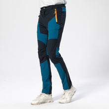 Load image into Gallery viewer, Yomego Men&#39;s Lightweight Outdoor Quick Dry Sports Pants,Elastic Waist Work Hiking Pants,Slim Color Block Long Pants with Zipper Pockets for Mountaineering, Camping,Fishing, Hunting in Spring,Summer,Autumn
