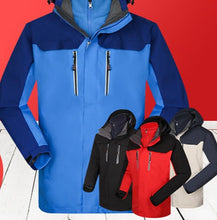 Load image into Gallery viewer, YOMEGOU Winter Coats 3-IN-1 Snow Ski Jacket Water Resistant Windproof Fleece Winter Jacket Parka
