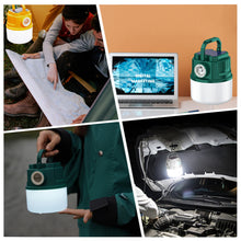 Load image into Gallery viewer, YOMEGO LED Camping Light Tent Lantern with Rechargeable and Solar Power, Portable Mini Bedroom Lamp Emergency Flashlight for Camping, Fishing, Walking Shelter Hiking, Great Tools for Campers and Night Lamp for Kids
