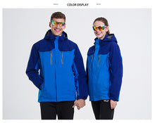 Load image into Gallery viewer, YOMEGOU Winter Coats 3-IN-1 Snow Ski Jacket Water Resistant Windproof Fleece Winter Jacket Parka
