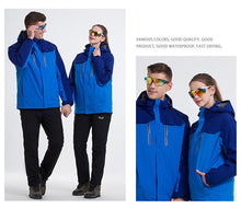 Load image into Gallery viewer, YOMEGOU Winter Coats 3-IN-1 Snow Ski Jacket Water Resistant Windproof Fleece Winter Jacket Parka
