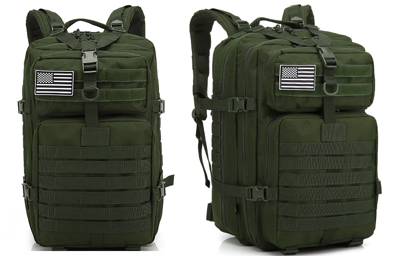 YOMEGO Popular Outdoor Camouflage Bag Sports Backpack Tactics Camouflage Backpack Large Capacity Hiking and Riding Backpack