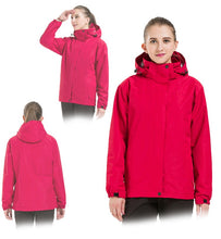 Load image into Gallery viewer, YOMEGO Winter  Rain Jacket Outdoor Raincoat Zippered Waterproof Coat Outwear JACKET
