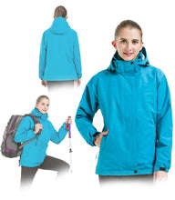 Load image into Gallery viewer, YOMEGO Winter  Rain Jacket Outdoor Raincoat Zippered Waterproof Coat Outwear JACKET
