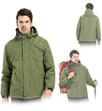 Load image into Gallery viewer, YOMEGO Winter  Rain Jacket Outdoor Raincoat Zippered Waterproof Coat Outwear JACKET
