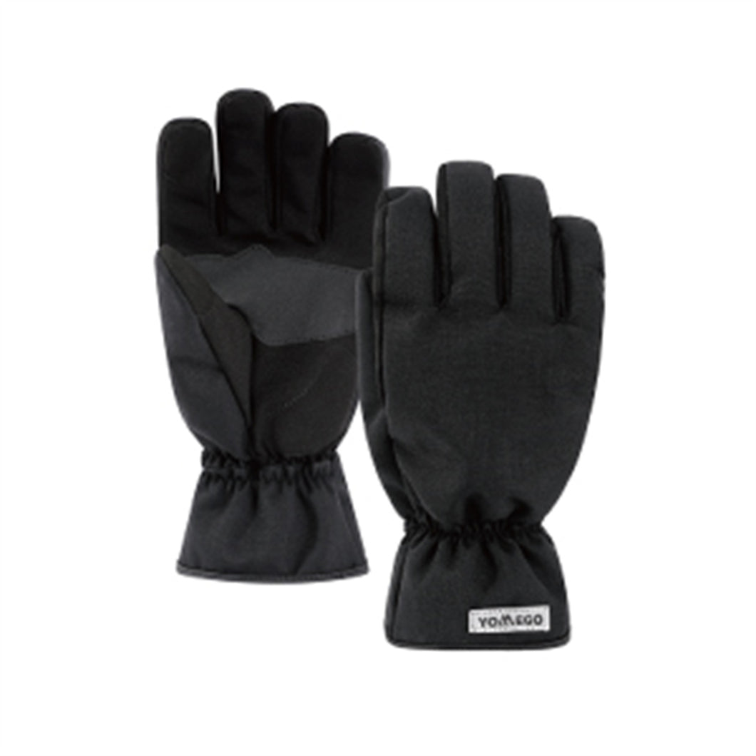 YOMEGO Warm Touchscreen Ski Gloves Water Resistant Winter Snow Gloves with 3M Insulated Cotton for Skiing, Snowboarding, Cold Weather, Good for Men and Women, Black Color