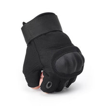Load image into Gallery viewer, YOMEGO Tactical Combat Gloves with Hard Knuckle Fingerless Touchscreen Gloves for Military Training
