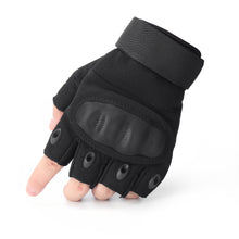 Load image into Gallery viewer, YOMEGO Tactical Combat Gloves with Hard Knuckle Fingerless Touchscreen Gloves for Military Training
