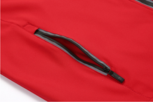 Load image into Gallery viewer, YOMEGO Outdoor Men&#39;s Reflective Zipper Fishing Suit Custom Soft Shell Padded Jacket Men Waterproof Jacket Unisex
